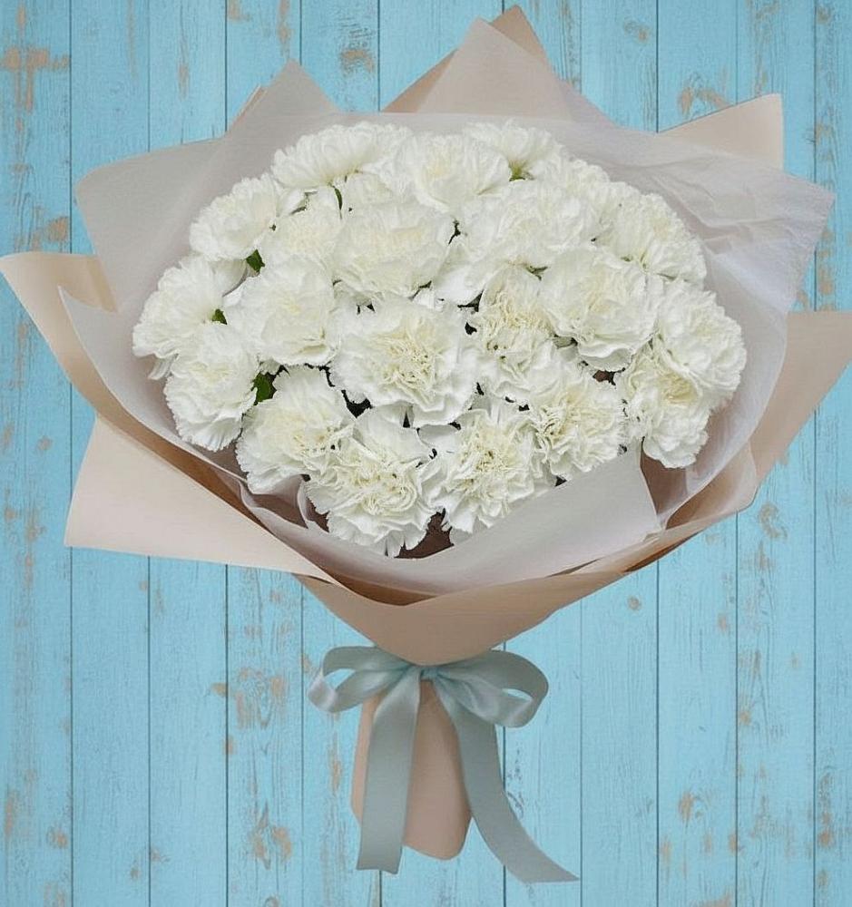 Букет цветов из: Гвоздики в Рождественской Ставропольский край