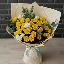 Букет цветов из:  Розы #REPLACE_PRED# Рождественской Ставропольский край