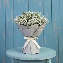 Букет цветов из:  Гипсофила в Рождественской Ставропольский край