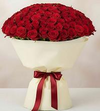 Букет 101 Красная роза Милано #REPLACE_PRED# Рождественской Ставропольский край