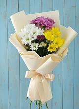 Букет цветов из:  Хризантемы в Рождественской Ставропольский край