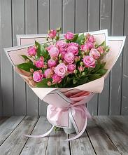 Букет Розовый кустик в Рождественской Ставропольский край