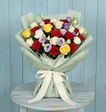Букет цветов из:  Розы в Рождественской Ставропольский край