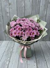 Букет цветов из:  Хризантемы #REPLACE_PRED# Рождественской Ставропольский край