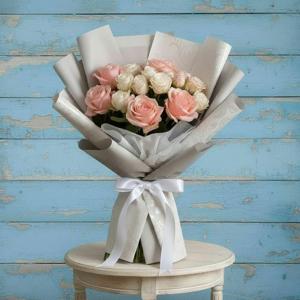 Букет цветов из: Розы в Рождественской Ставропольский край