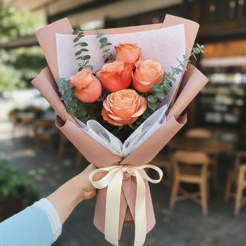 Букет цветов из: Розы в Рождественской Ставропольский край