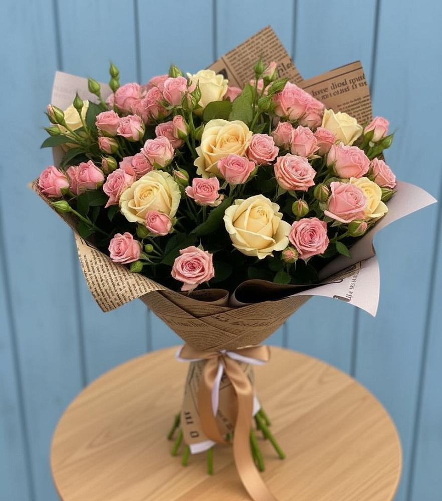 Букет цветов из: Розы в Рождественской Ставропольский край