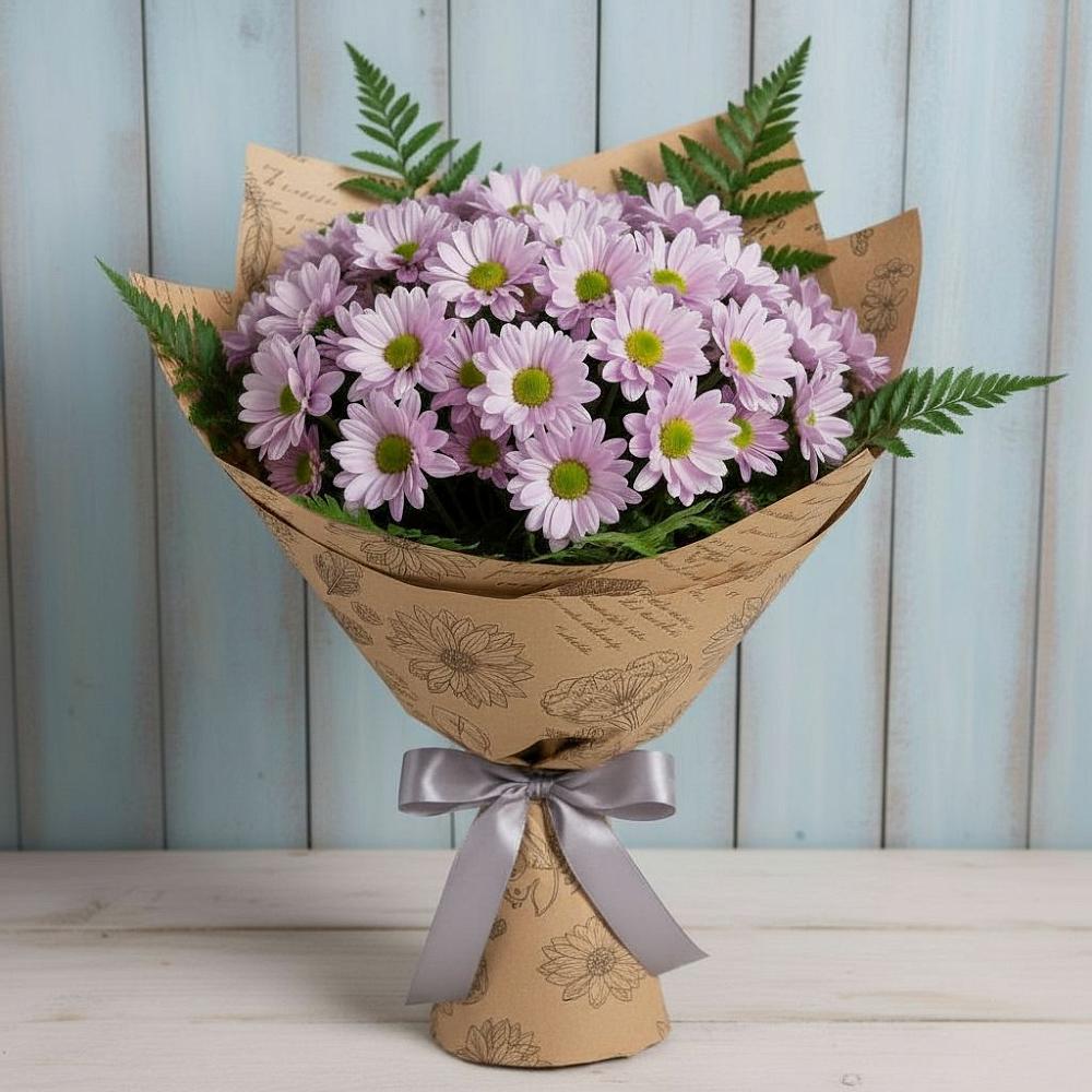 Букет цветов из: Хризантемы в Рождественской Ставропольский край