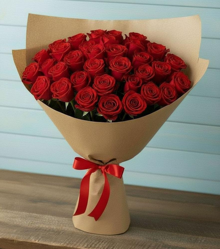 Букет Красные розы Милано в Рождественской Ставропольский край