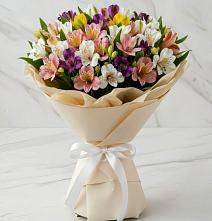 Букет цветов из:  Альстромерии #REPLACE_PRED# Рождественской Ставропольский край