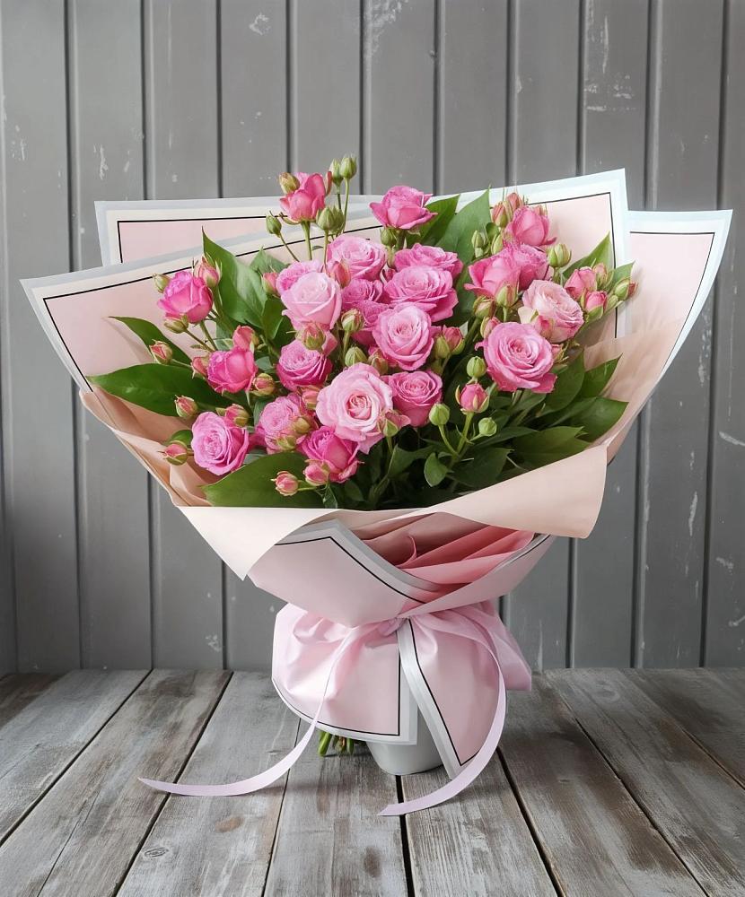 Букет Розовый кустик в Рождественской Ставропольский край