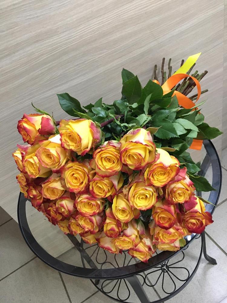 Букет Желтые розы в Рождественской Ставропольский край