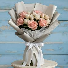 Букет цветов из:  Розы в Рождественской Ставропольский край