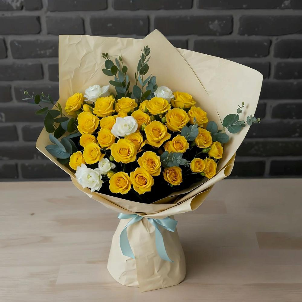 Букет цветов из: Розы в Рождественской Ставропольский край