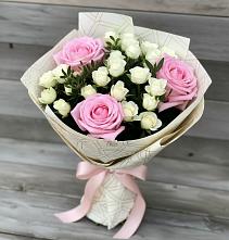 Букет цветов из:  Розы #REPLACE_PRED# Рождественской Ставропольский край