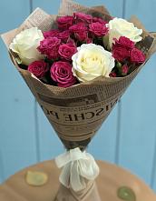 Букет цветов из:  Розы #REPLACE_PRED# Рождественской Ставропольский край